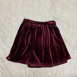 Garage Velvet Circle Skirt